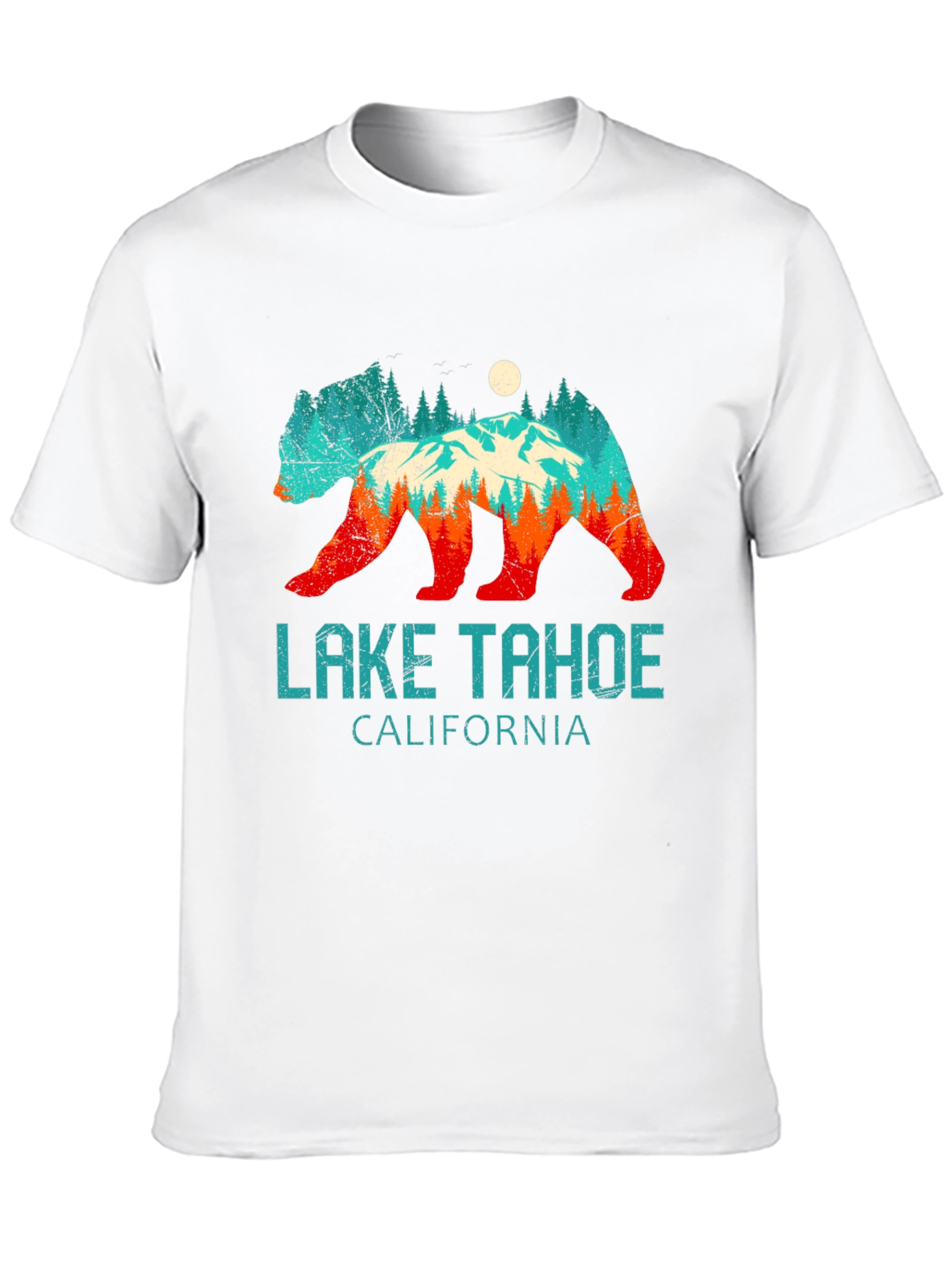 Lake Tahoe California Bear Graphic Tee