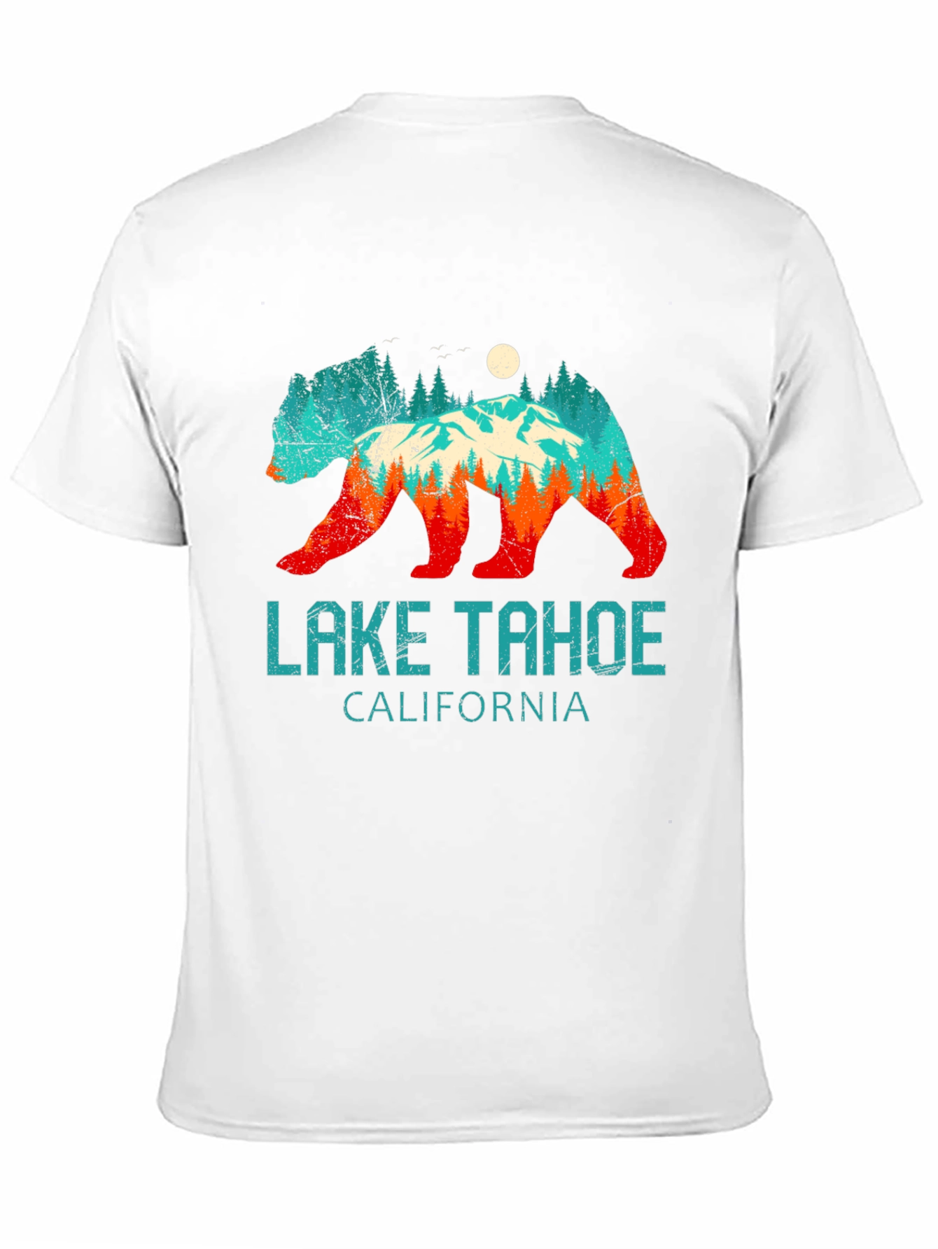 Lake Tahoe California Bear Graphic Tee
