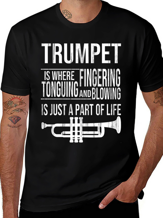 Trumpet Life T-Shirt - Funny Musician Tee