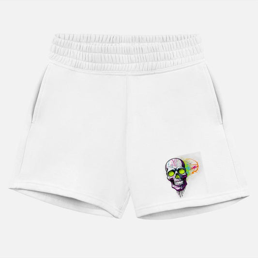 Neon Graffiti Skull Artwork