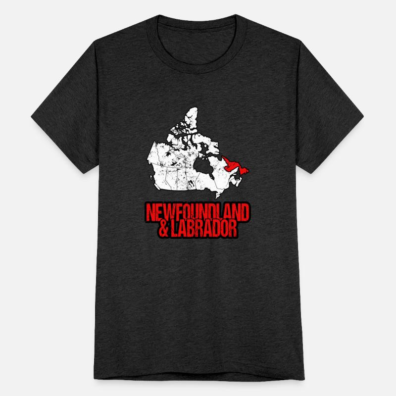 Newfoundland & Labrador Vintage Canada Map