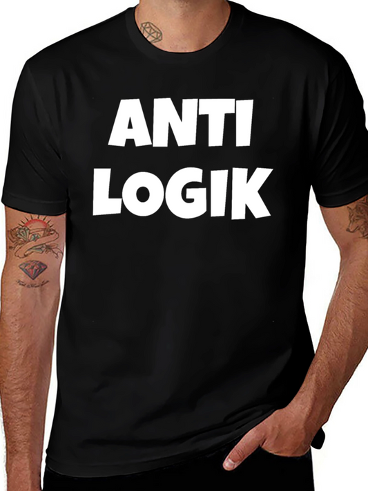 Anti Logik Graphic T-Shirt - Bold Statement Tee