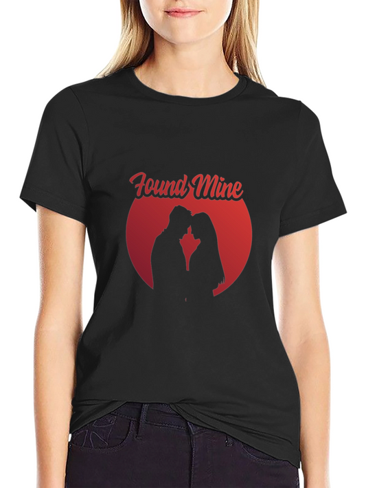 Found Mine Graphic Tee - Couples Silhouette