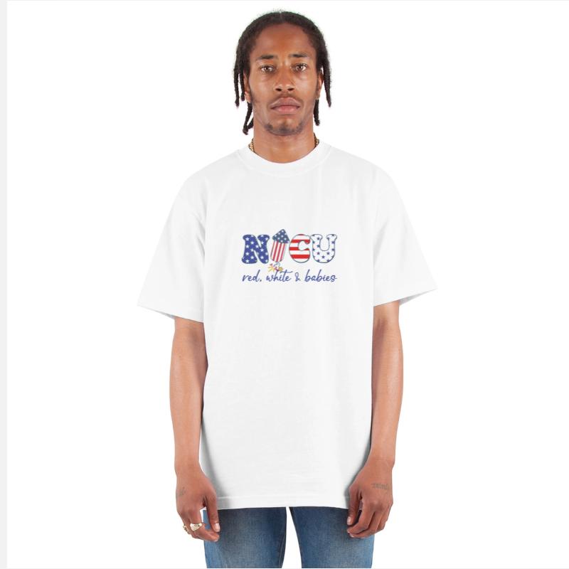 NICU Patriotic Red White Babies