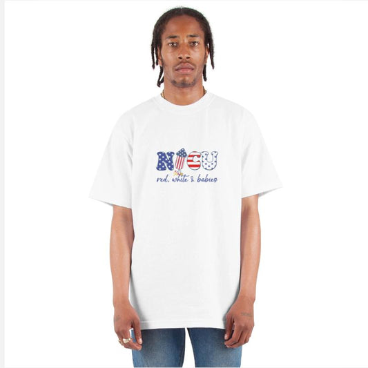 NICU Patriotic Red White Babies