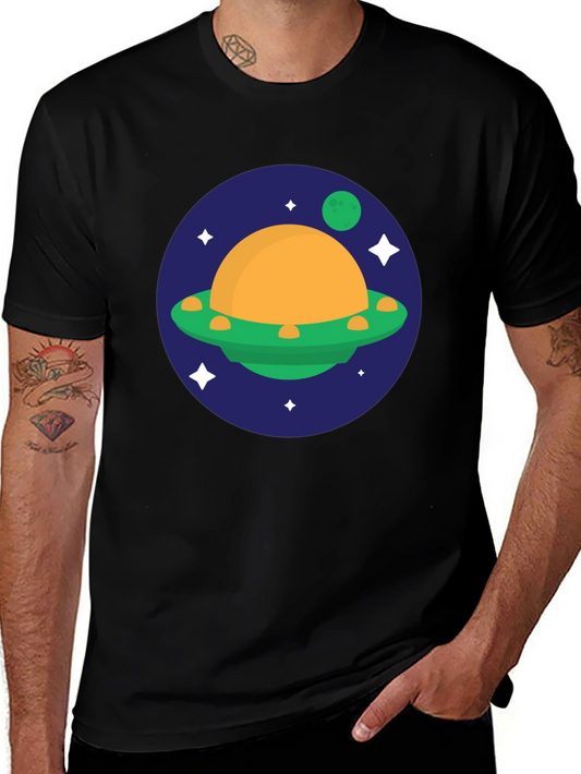 UFO Graphic T-Shirt - Mens Black Tee