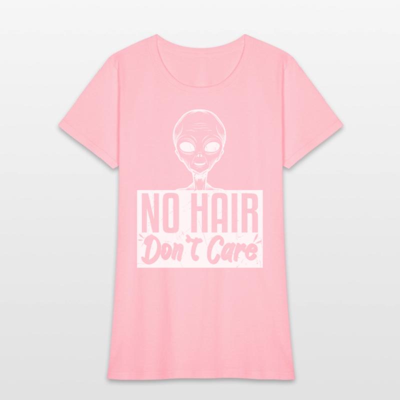 No Hair Dont Care Funny Bald Head