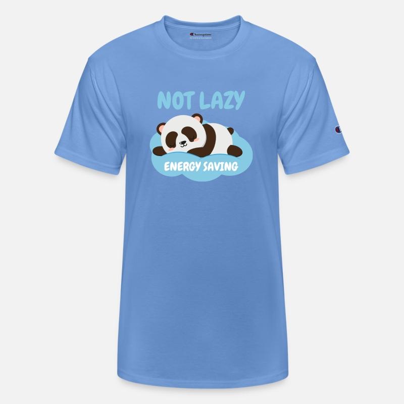 Not Lazy Energy Saving Funny Panda Lover