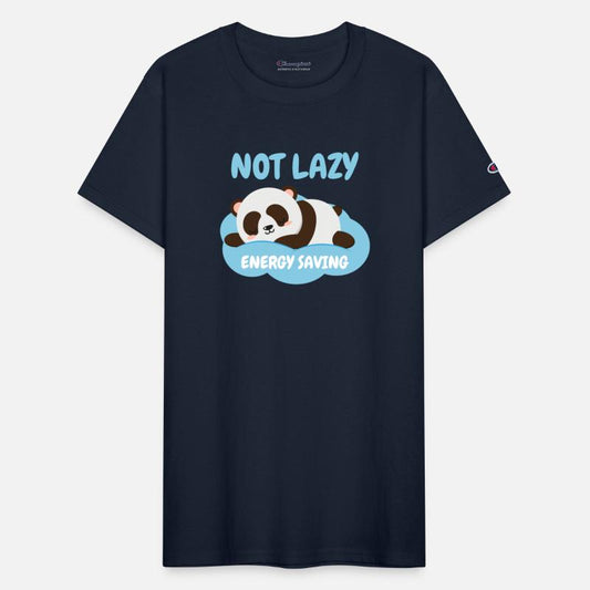 Not Lazy Energy Saving Funny Panda Lover