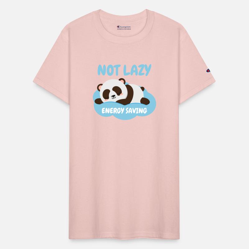 Not Lazy Energy Saving Funny Panda Lover