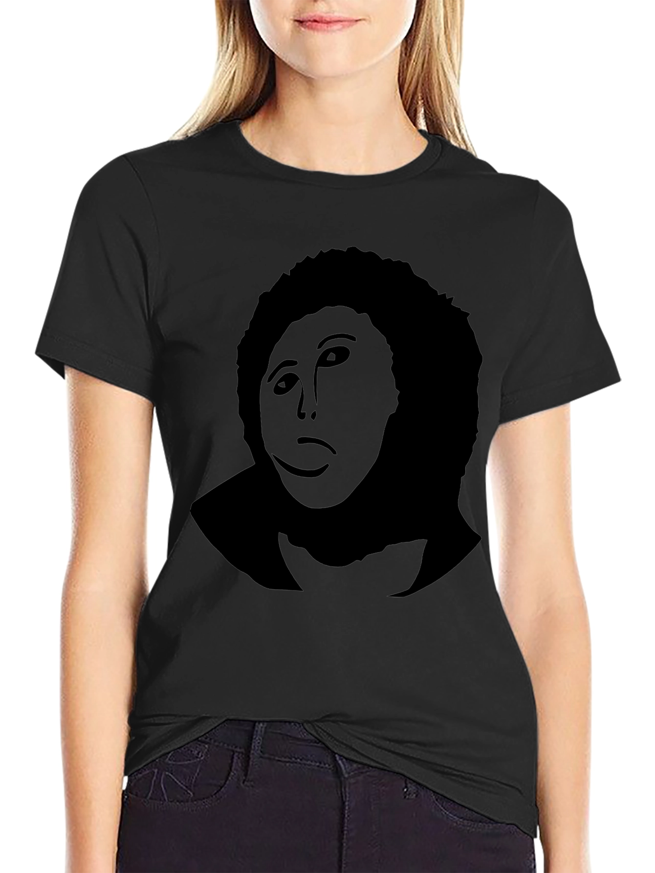 Retro Silhouette Black T-Shirt