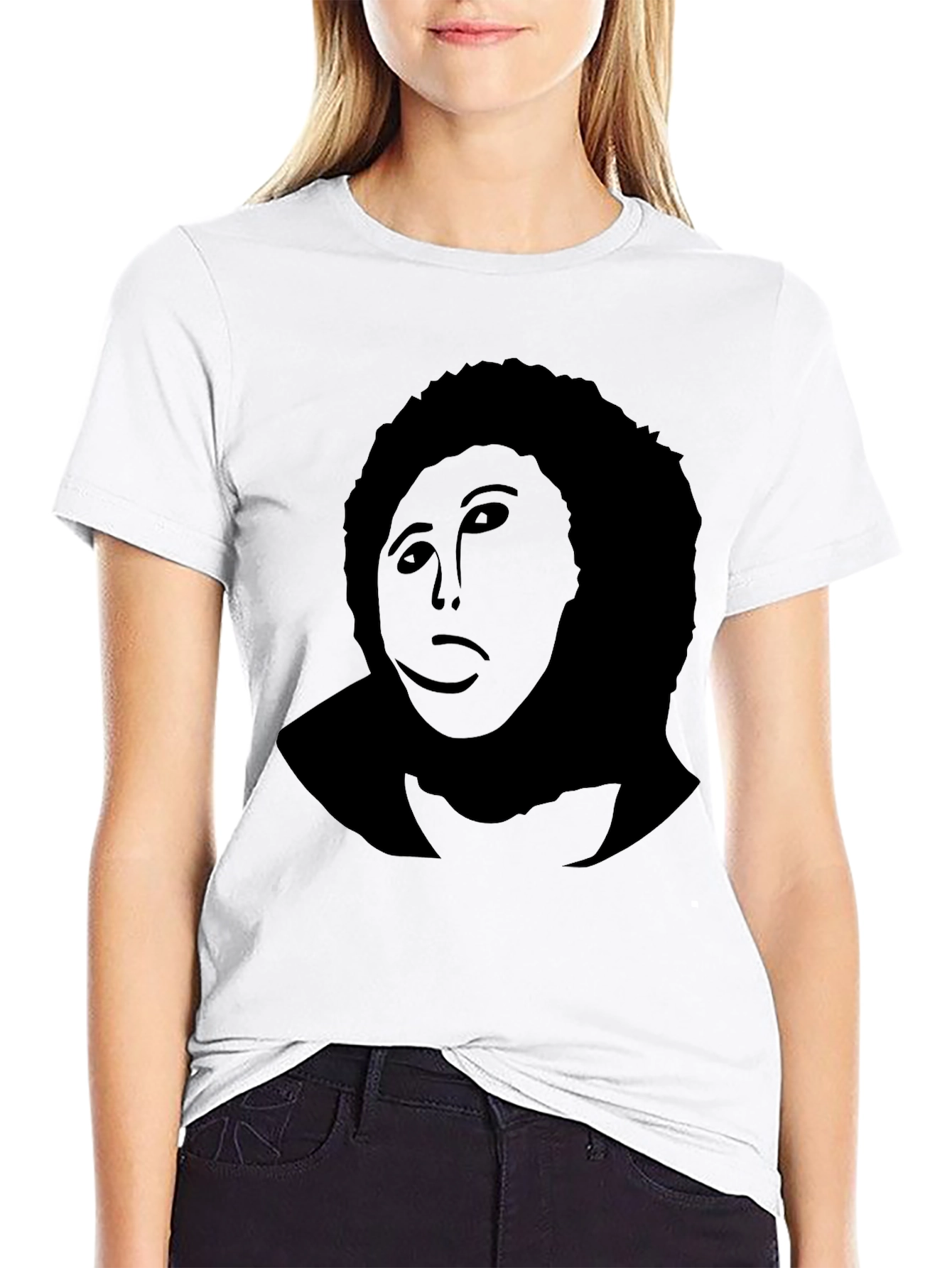 Retro Silhouette Black T-Shirt