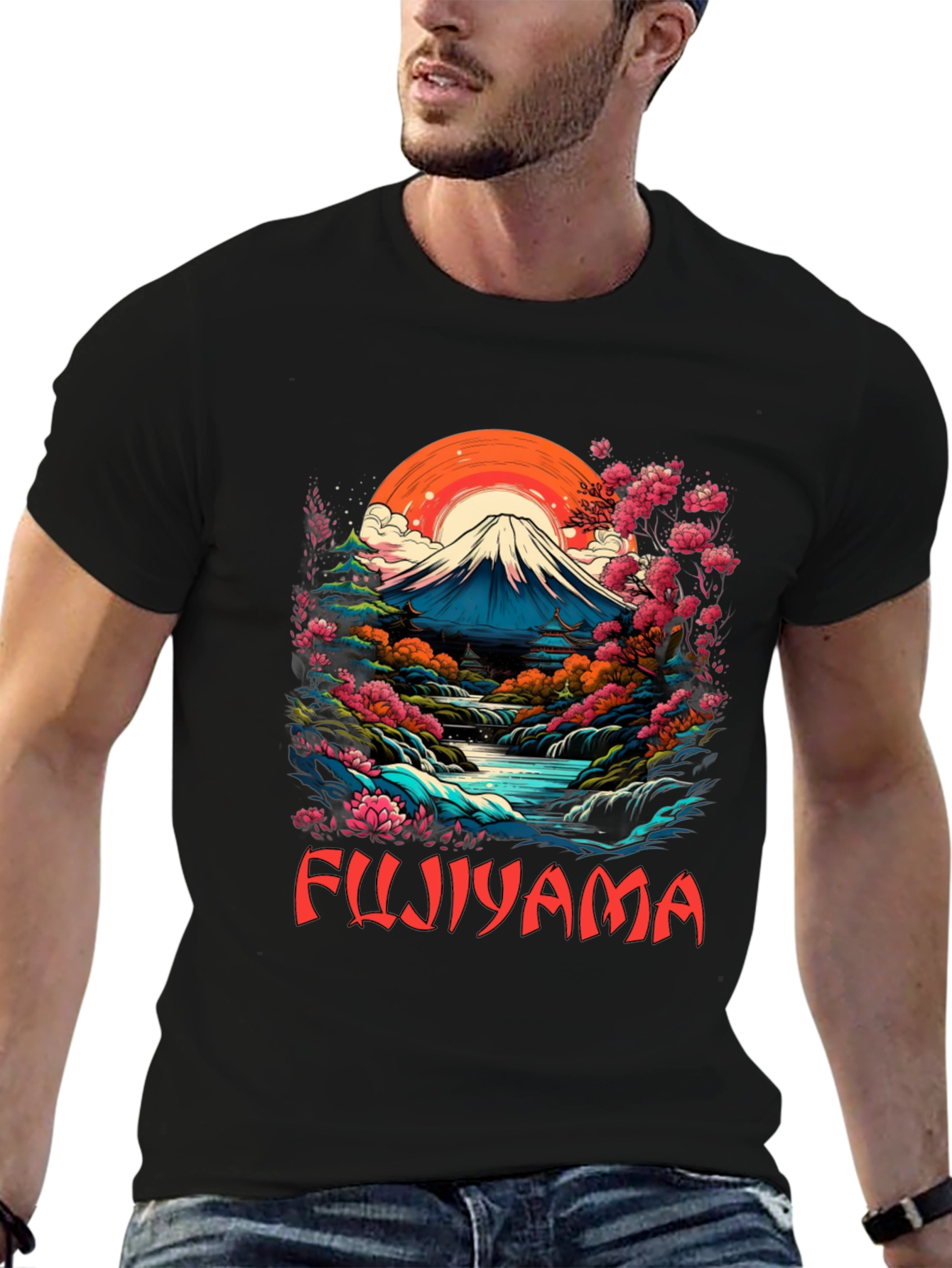 Fujiyama Graphic Tee - Unique Japanese Inspired Design