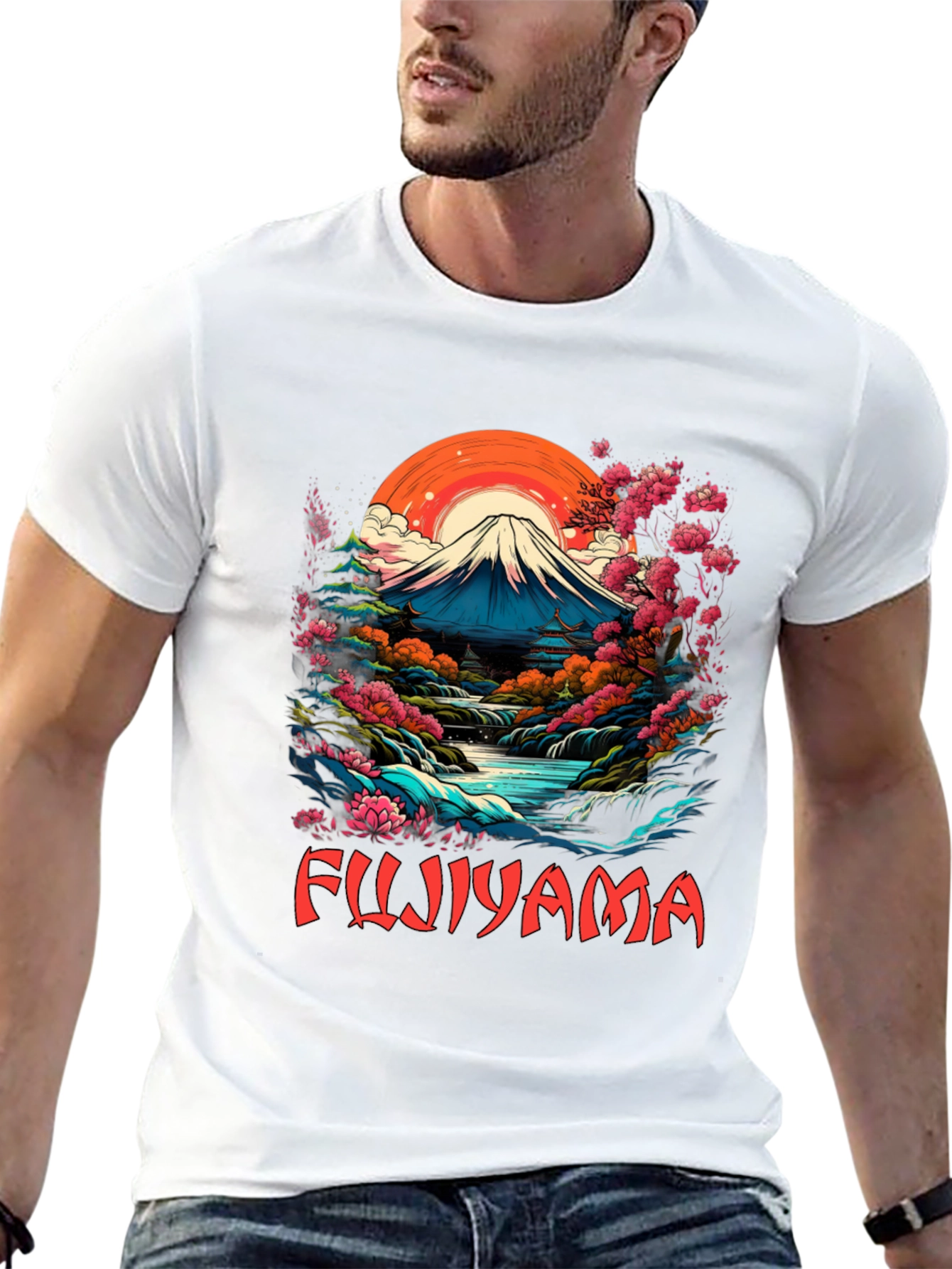 Fujiyama Graphic Tee - Unique Japanese Inspired Design