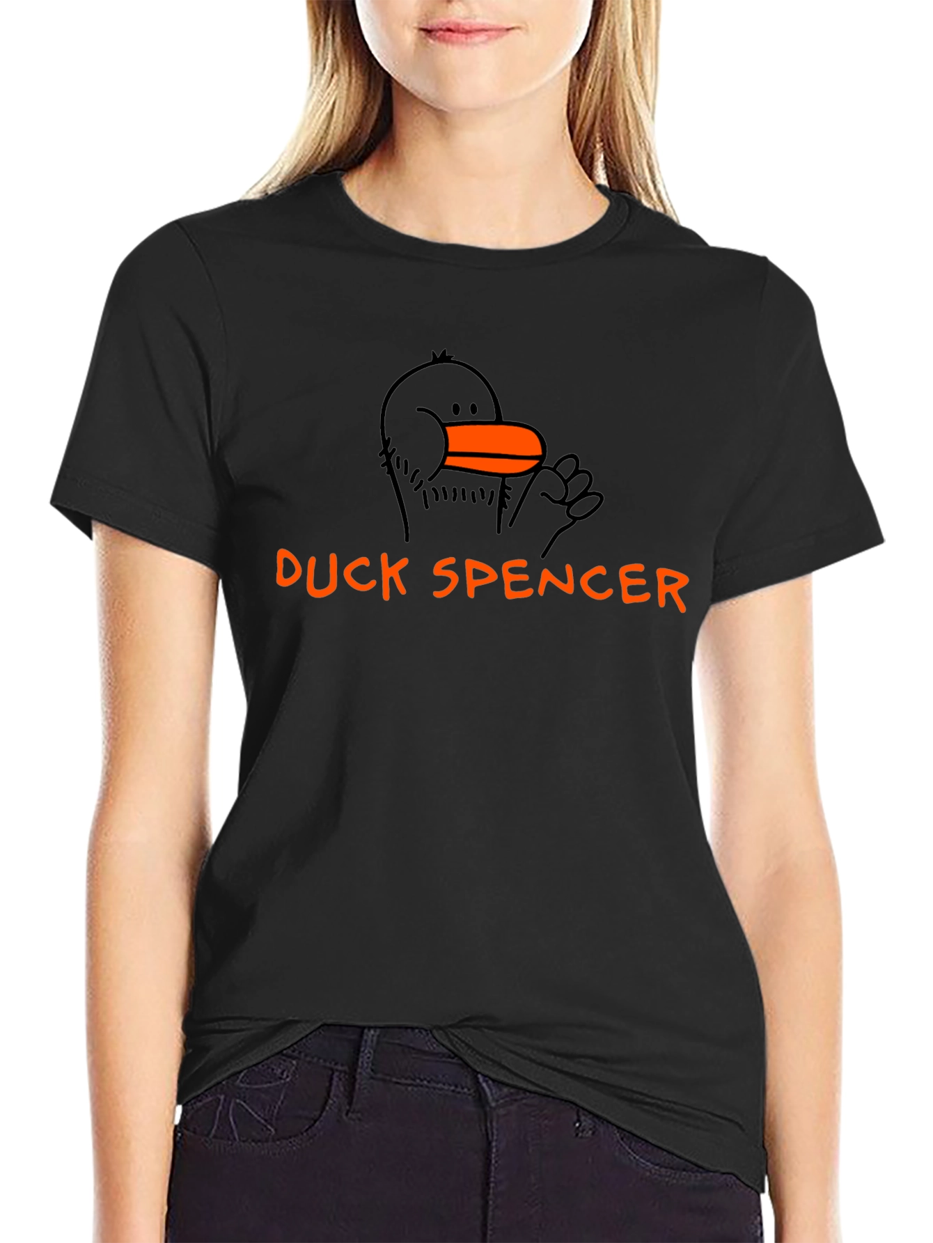 Duck Spencer T-Shirt - Quirky Graphic Tee
