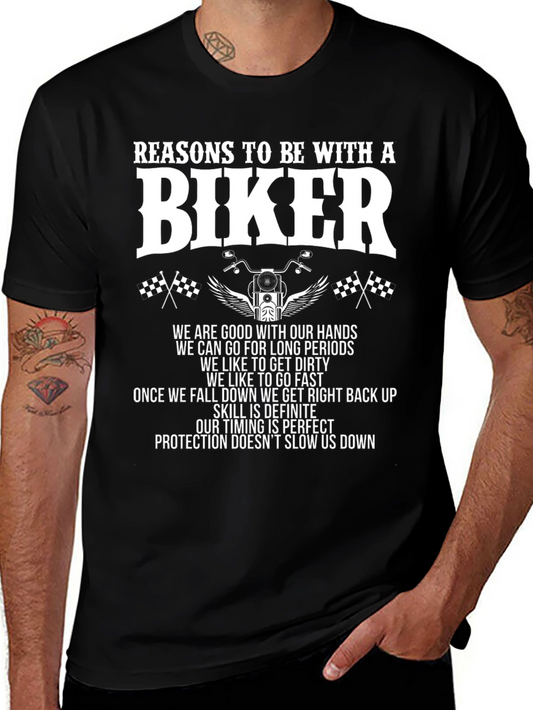 Reasons to be With a Biker T-Shirt
