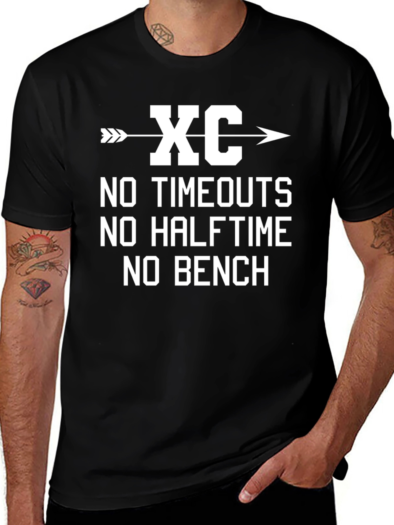 XC No Timeouts Tee - Cross Country Running Shirt