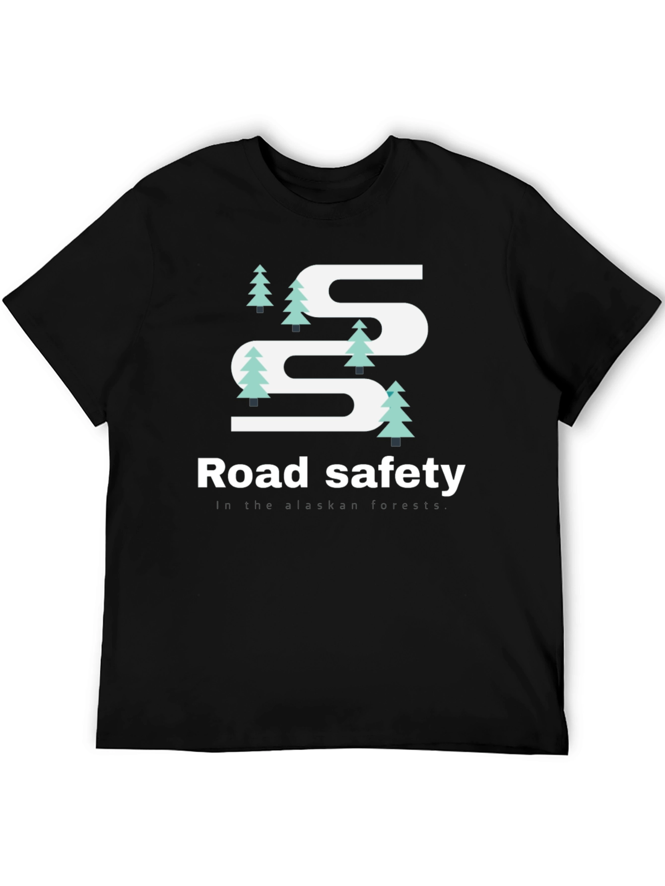Road Safety Alaskan Forest T-Shirt