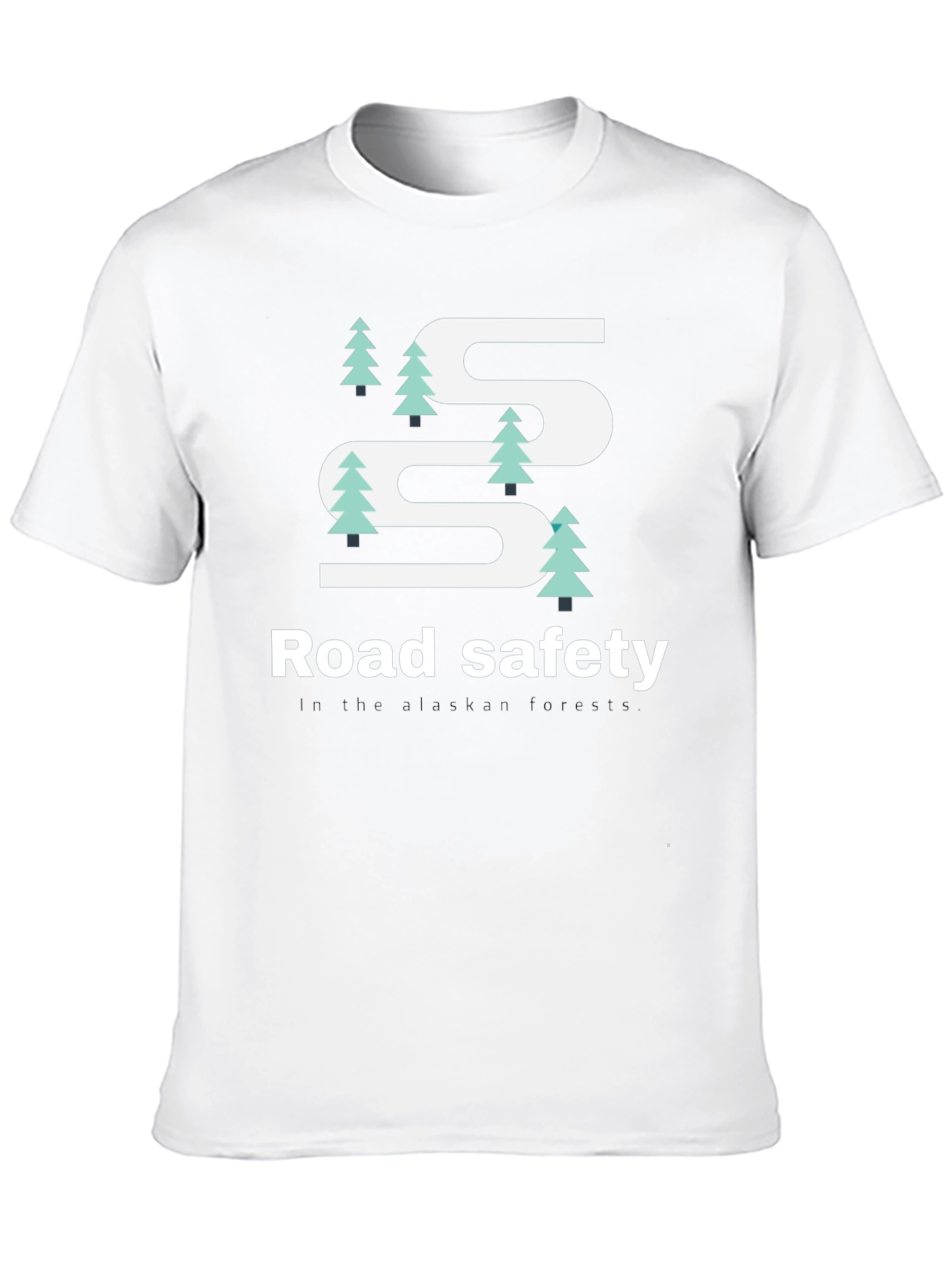 Road Safety Alaskan Forest T-Shirt