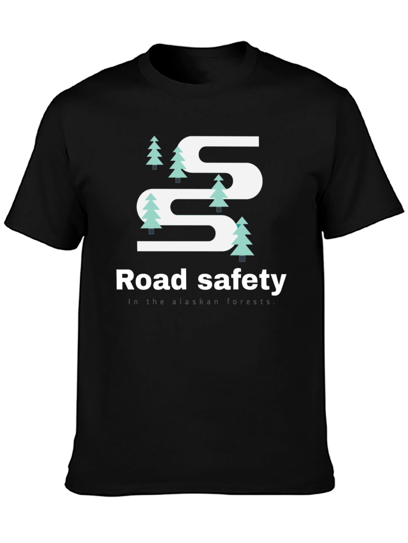 Road Safety Alaskan Forest T-Shirt