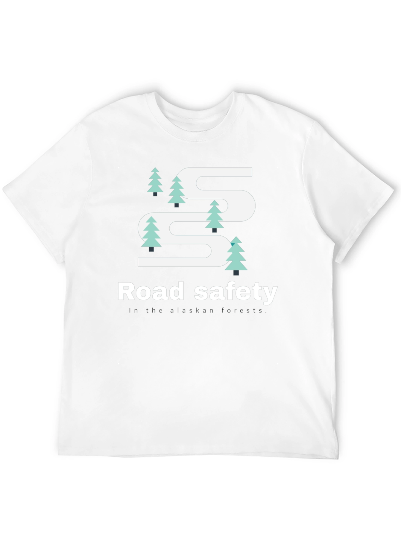 Road Safety Alaskan Forest T-Shirt