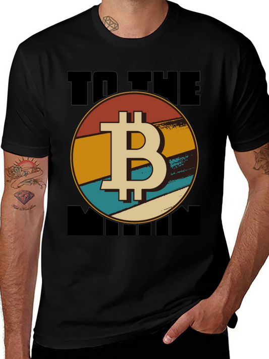 Bitcoin To The Moon Graphic Tee