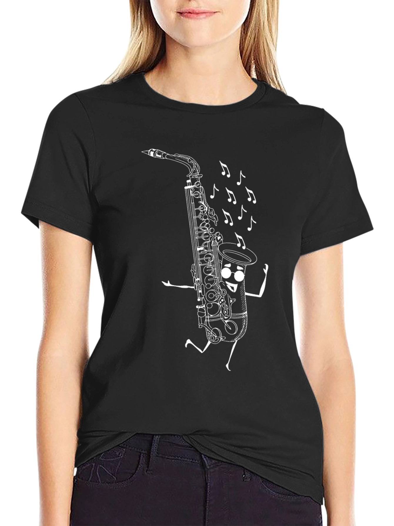 Funny Saxophone Music T-Shirt