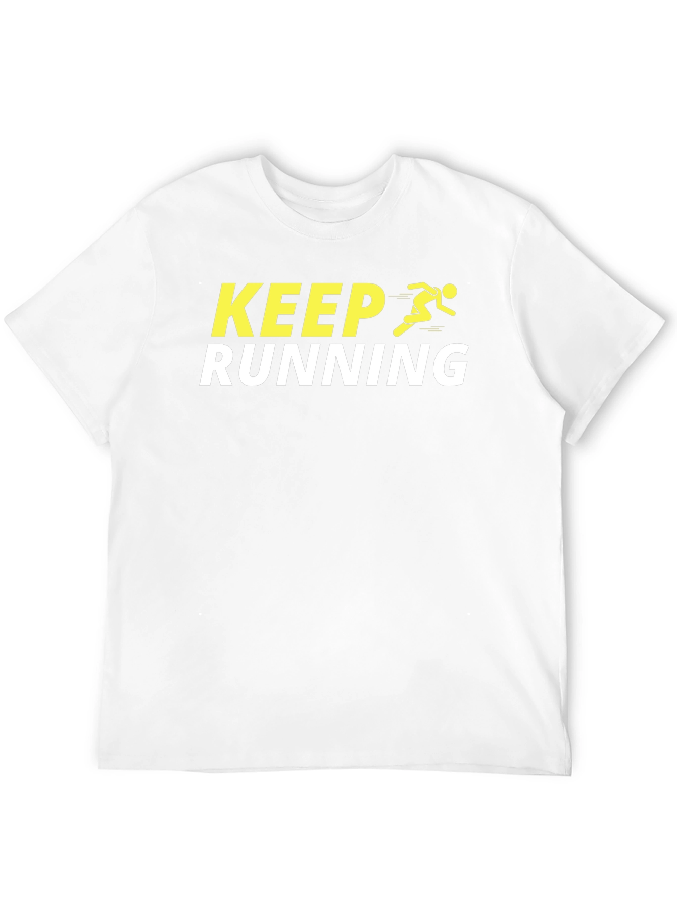 Keep Running Graphic Tee - Motivational Activewear