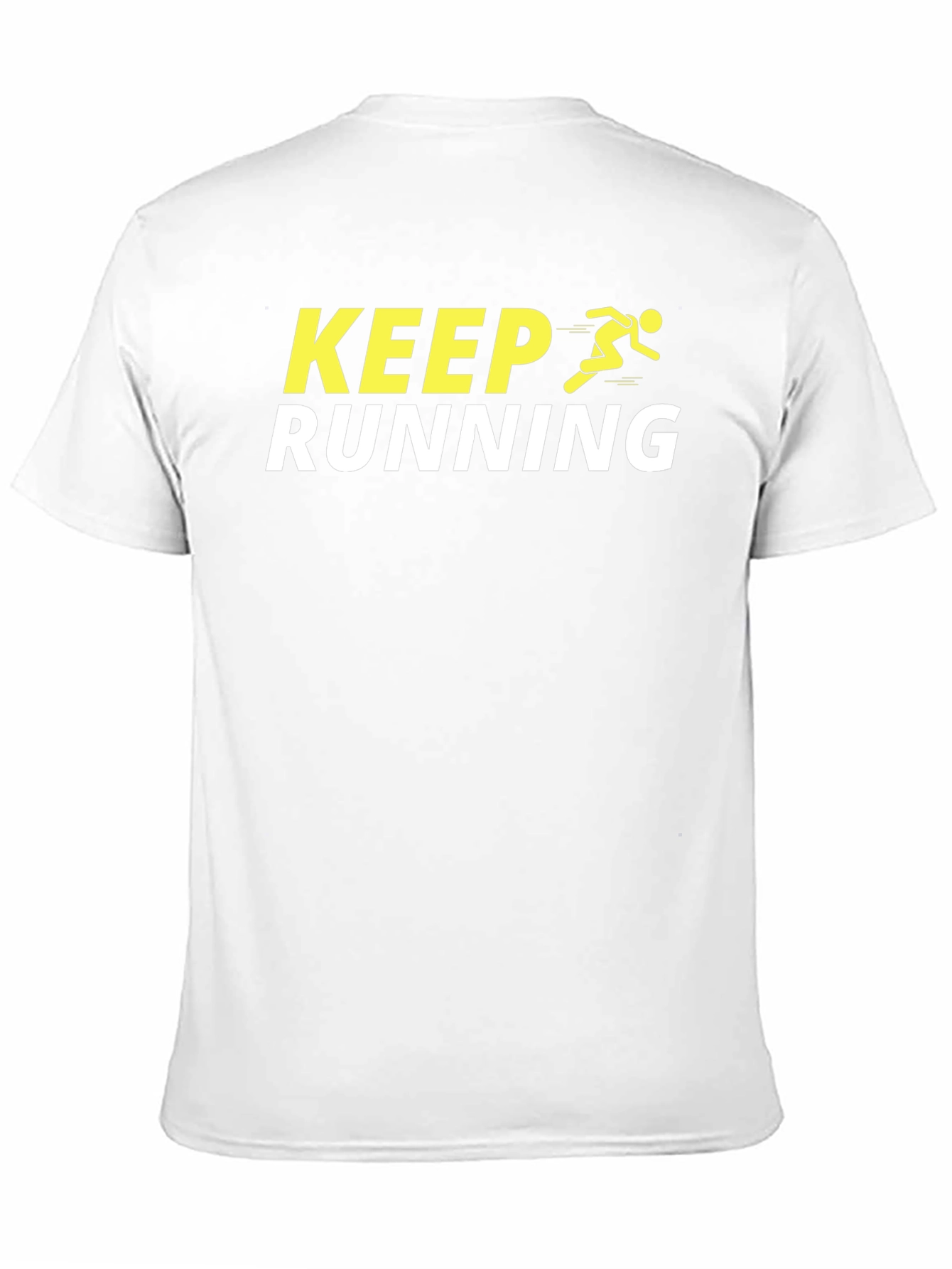 Keep Running Graphic Tee - Motivational Activewear
