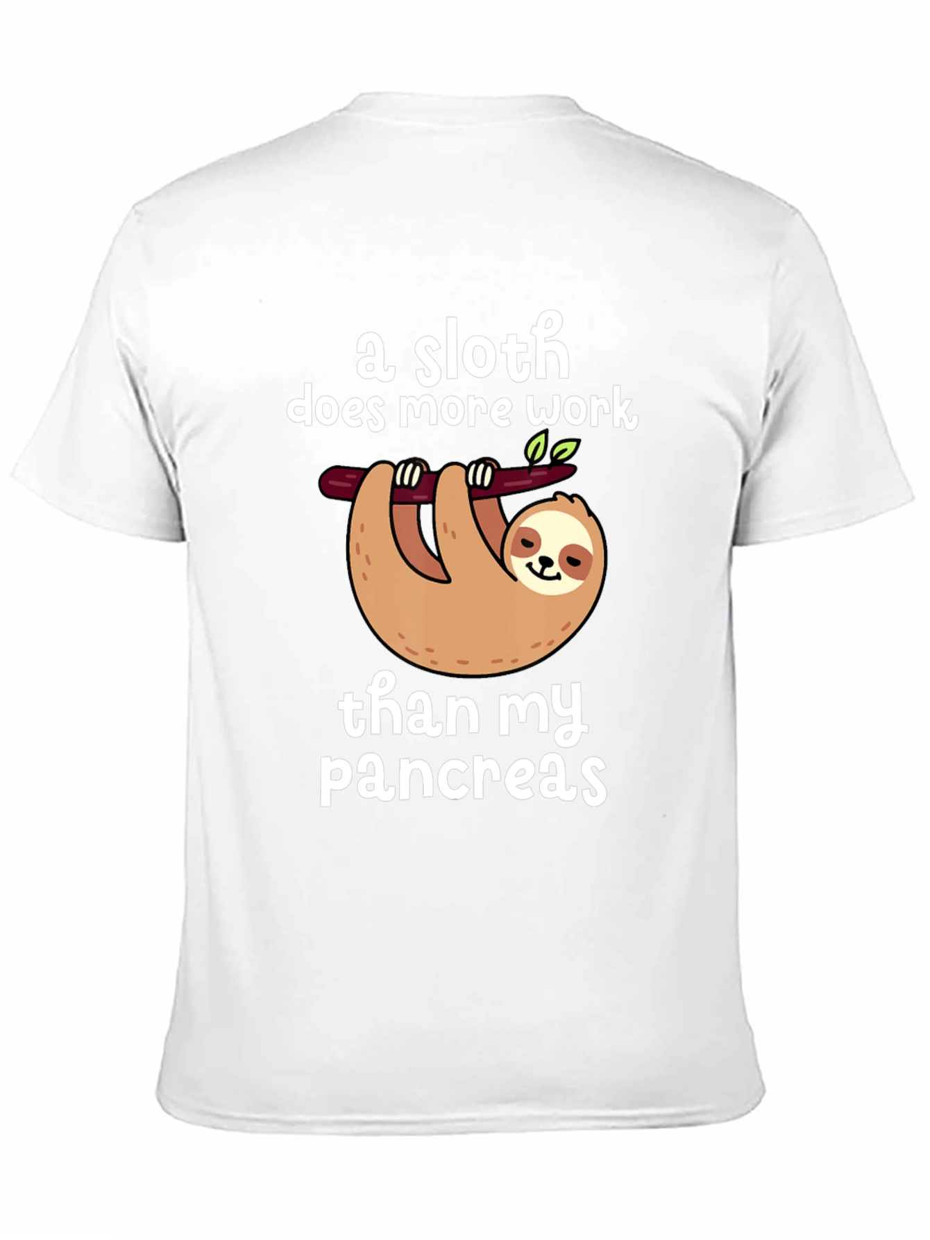 Sloth Pancreas Humor T-Shirt
