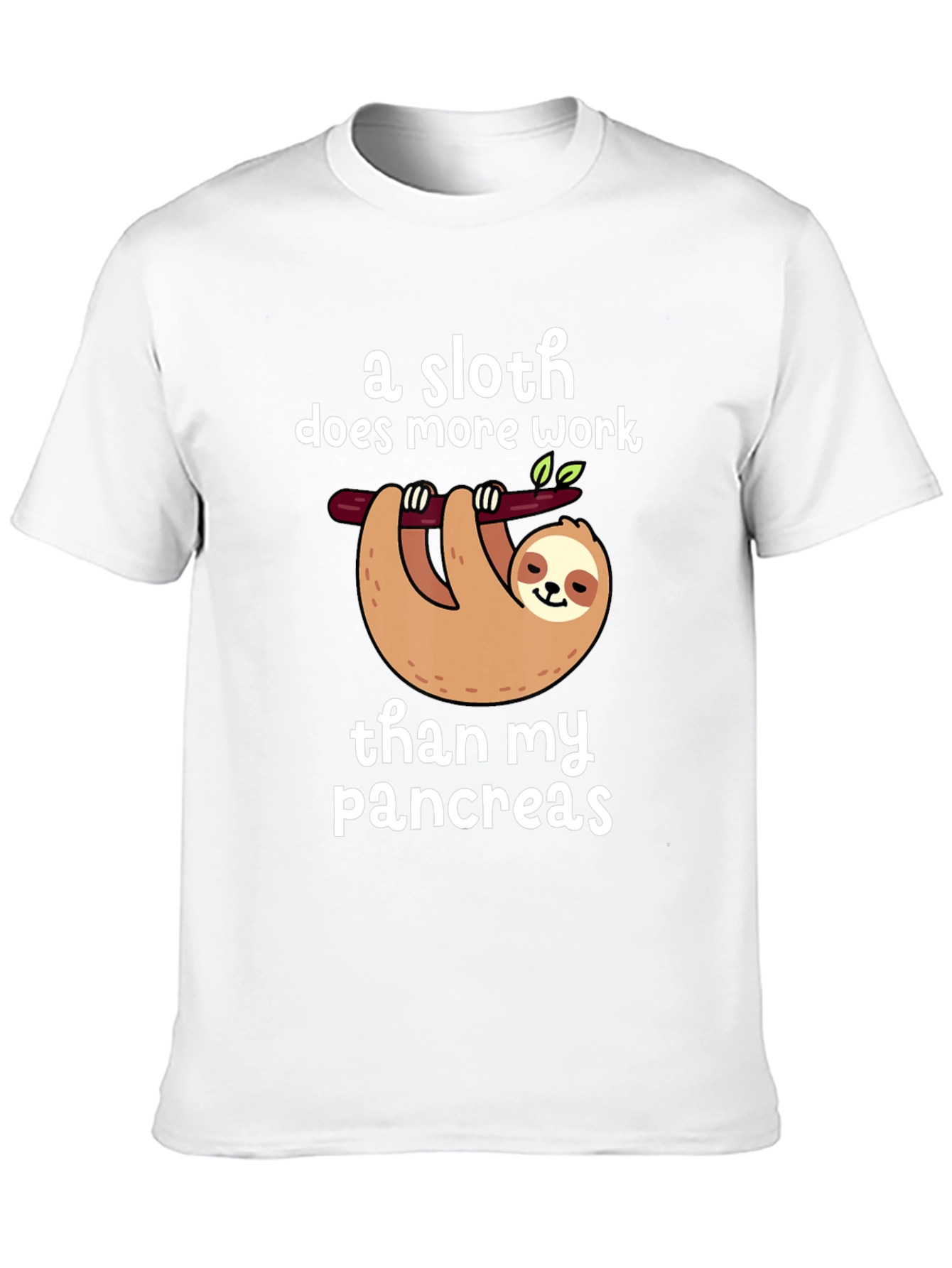 Sloth Pancreas Humor T-Shirt