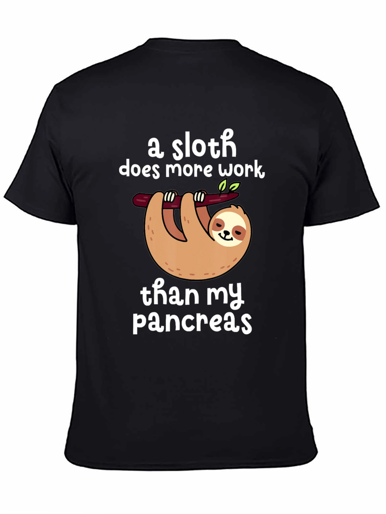 Sloth Pancreas Humor T-Shirt