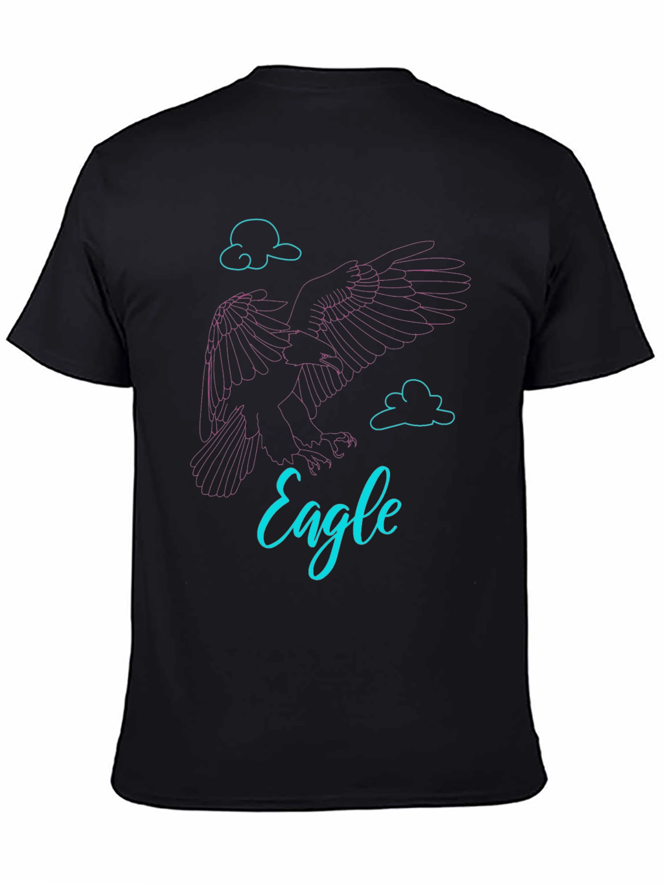Eagle Graphic Tee - Stylish Mens Black T-Shirt