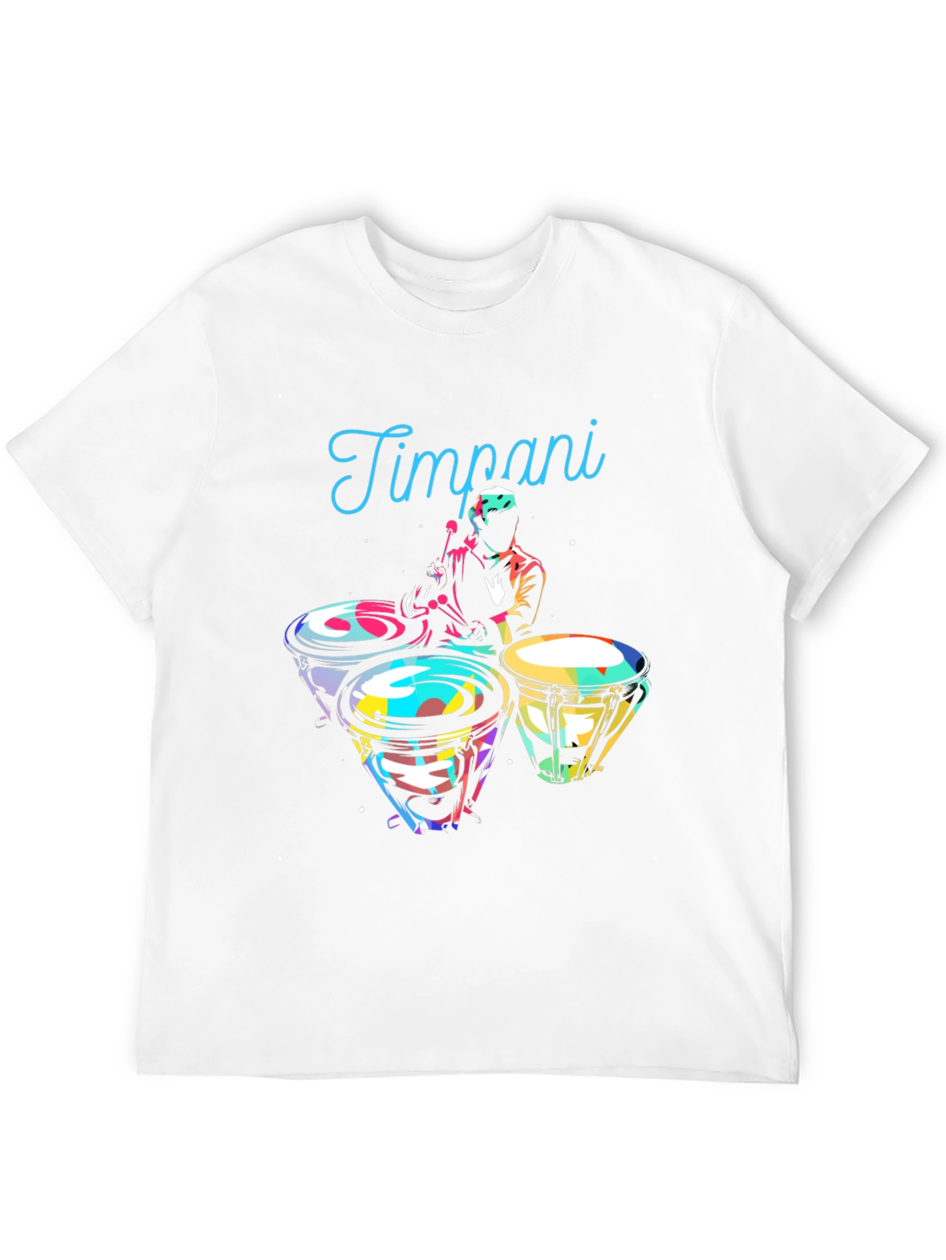 Timpani Drummer Graphic Tee - Black Music Shirt
