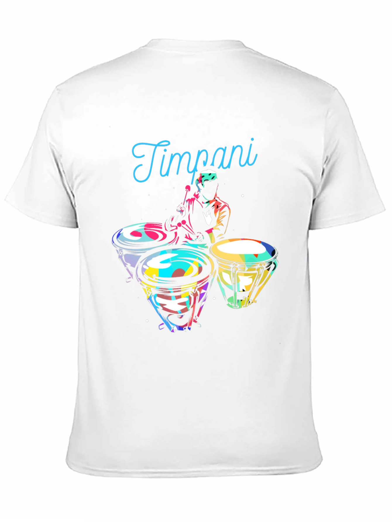 Timpani Drummer Graphic Tee - Black Music Shirt