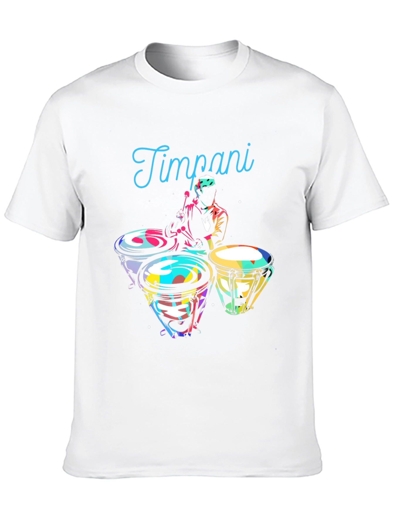 Timpani Drummer Graphic Tee - Black Music Shirt