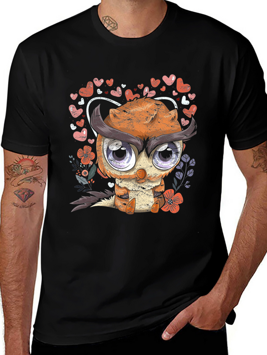Cute Owl Valentines T-Shirt