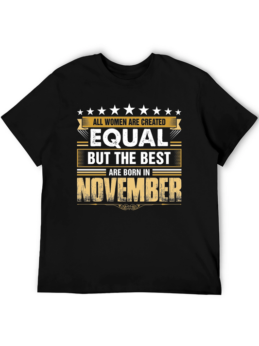 Best Women Born in November - Black T-Shirt