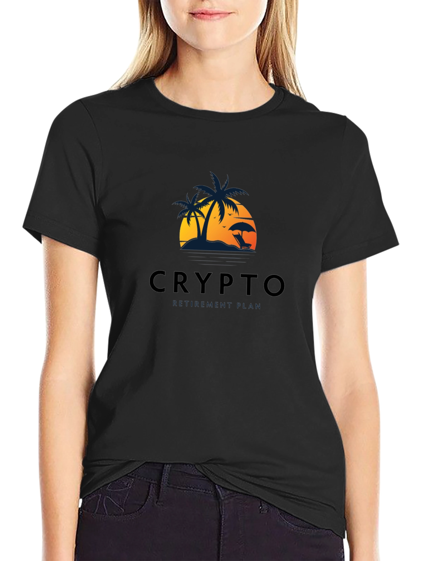 Crypto Beach Vibe T-Shirt - Relaxed Fit