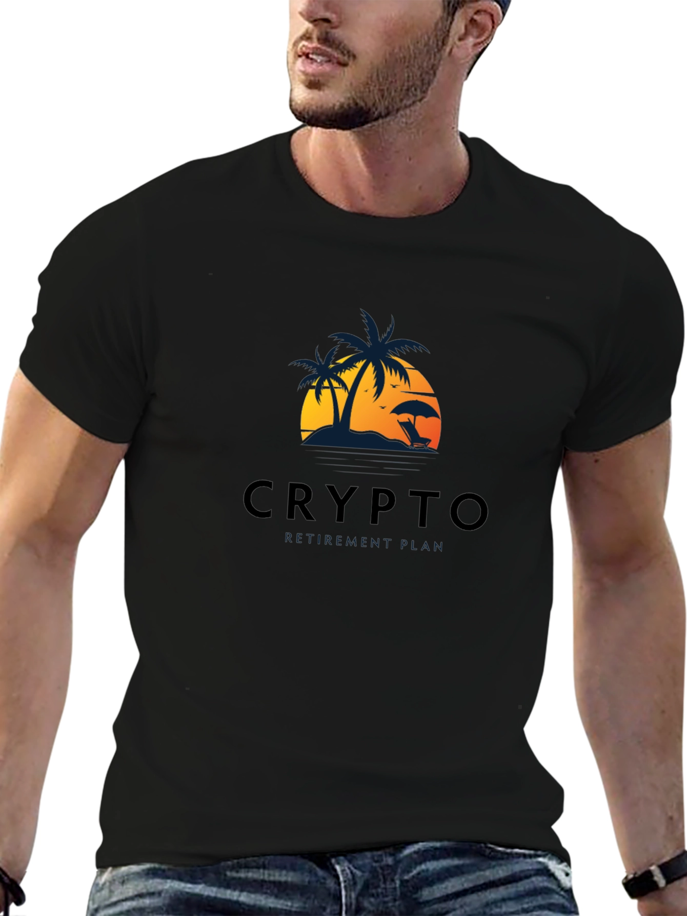 Crypto Beach Vibe T-Shirt - Relaxed Fit