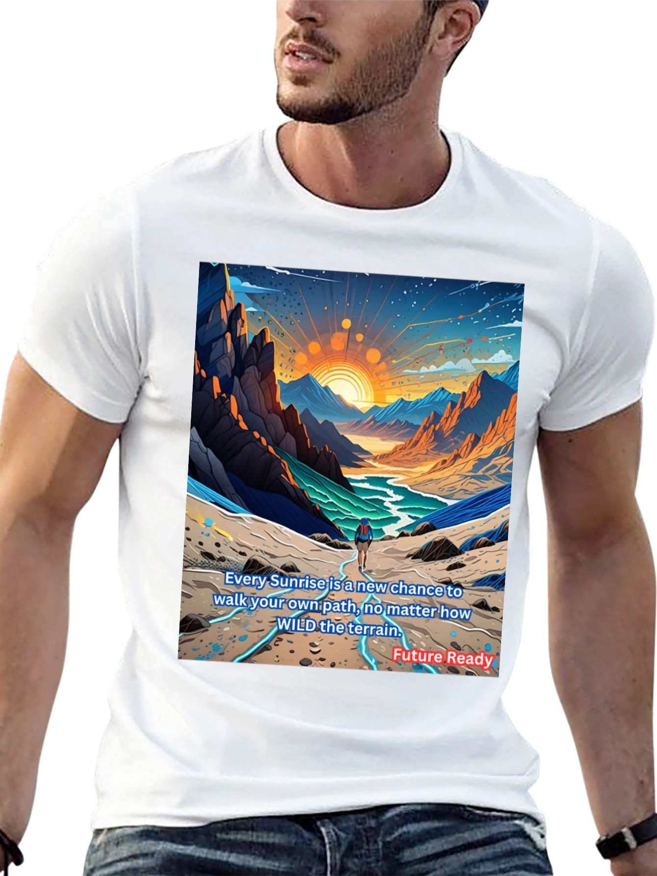 Sunrise Adventure T-Shirt - Explore Your Path