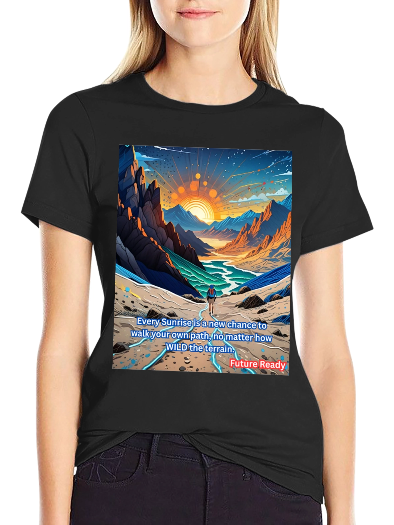 Sunrise Adventure T-Shirt - Explore Your Path