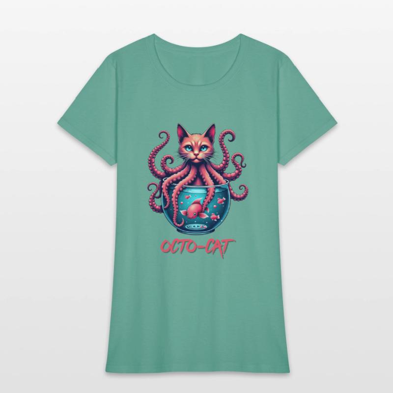Octo-Cat Creepy Cute Hybrid Monster Design