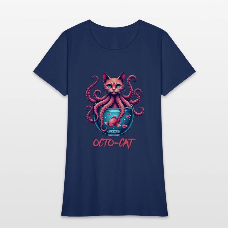 Octo-Cat Creepy Cute Hybrid Monster Design