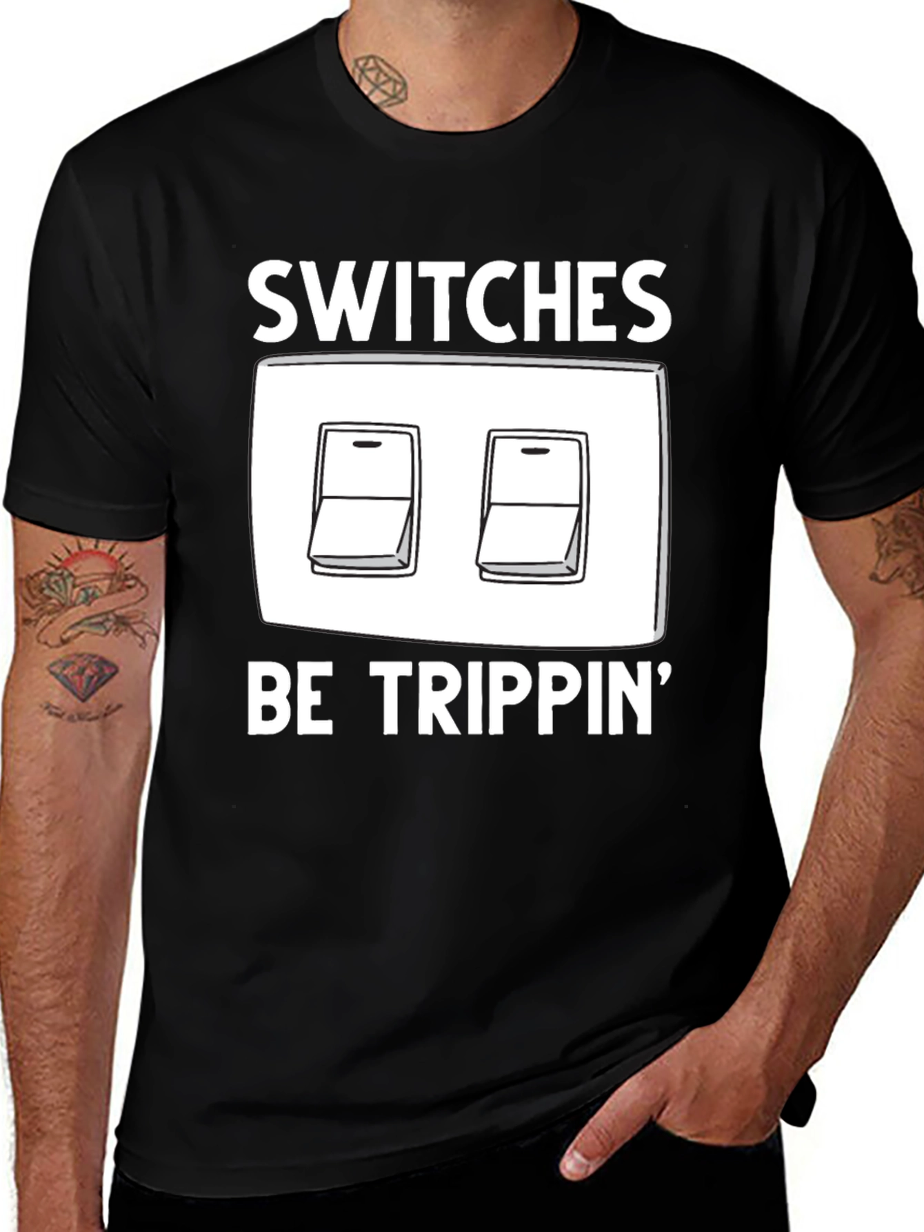 Switches Be Trippin Graphic T-Shirt
