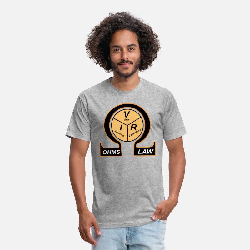 ohm law symbol formula Triangle T-shirts engineers