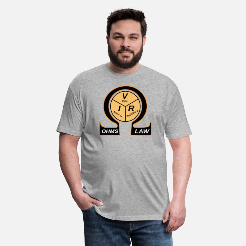 ohm law symbol formula Triangle T-shirts engineers