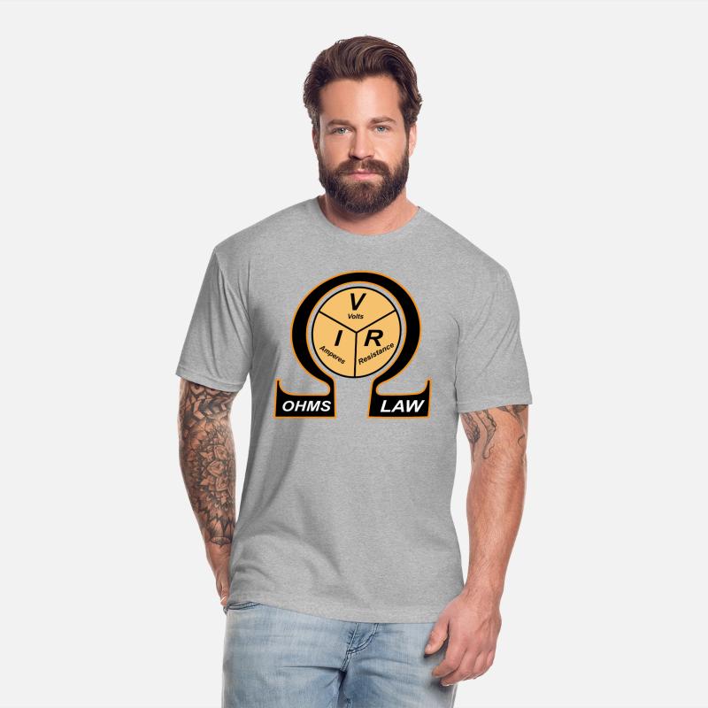 ohm law symbol formula Triangle T-shirts engineers