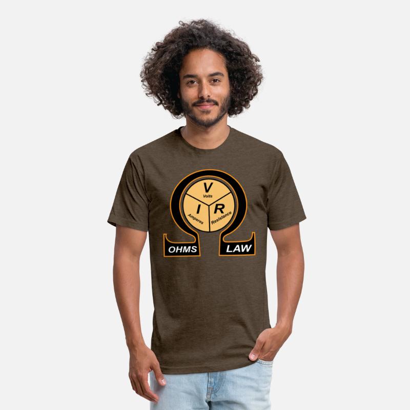ohm law symbol formula Triangle T-shirts engineers