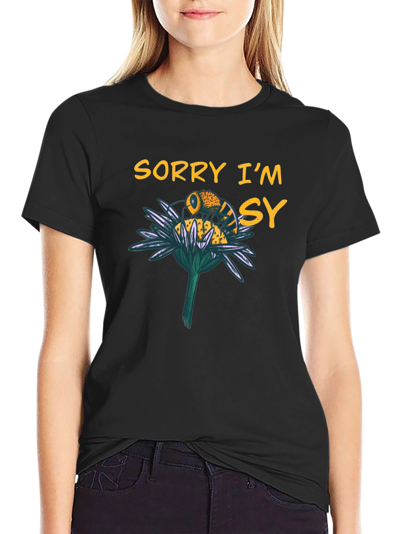Sorry Im Busy Bee Graphic T-Shirt